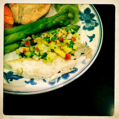 tilapia and mango salsa