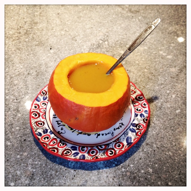 butternut squash soup -trust in kim