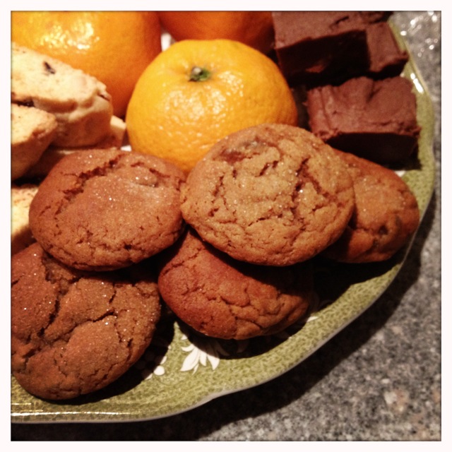 triple ginger cookies