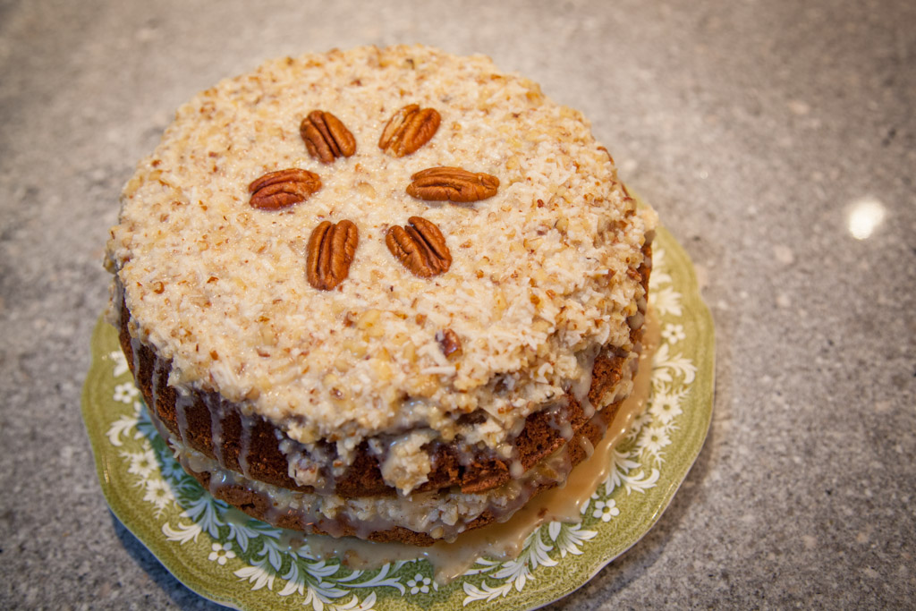 trust in kim - german chocolate cake