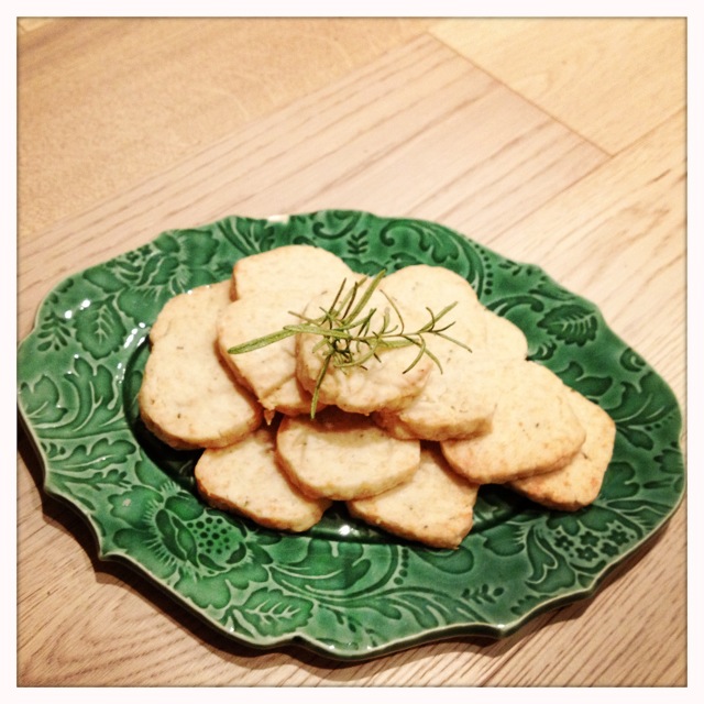 trust in kim - parmesan rosemary savoury shortbread