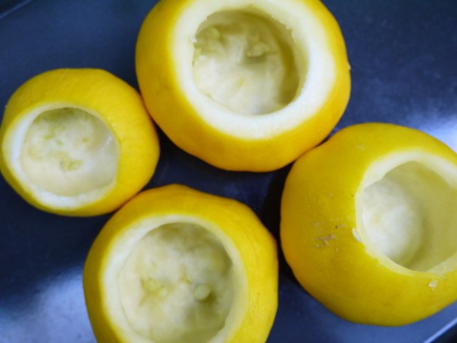 patty pan squash hollowed out - trust in kim