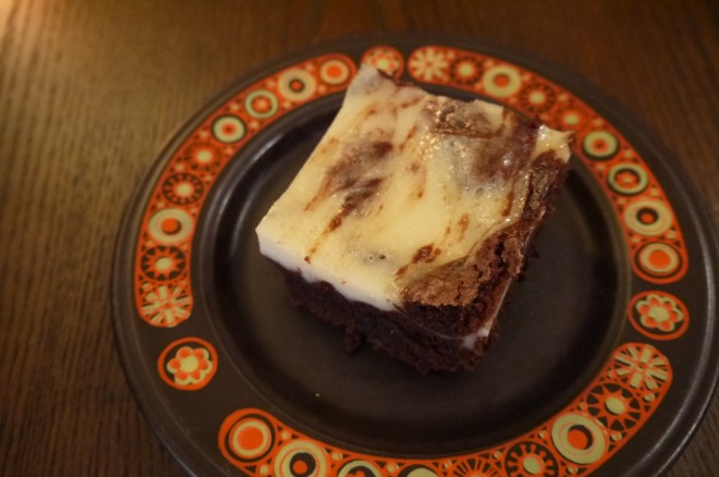 chocolate and cream cheese brownie - trust in kim