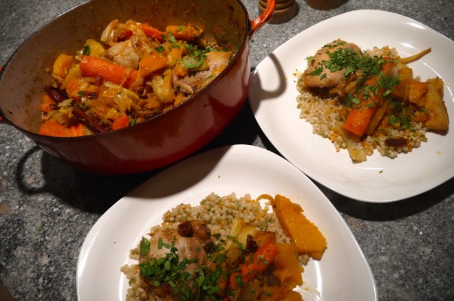 chicken and vegetable tagine - trust in kim