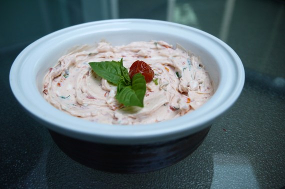sun-dried tomato cream cheese spread - trust in kim