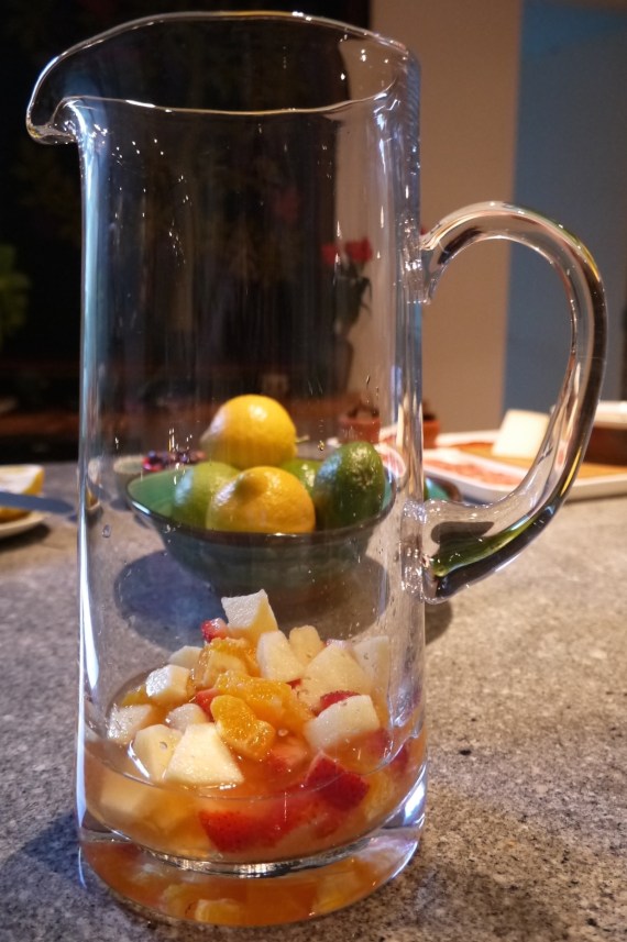 fruit in glass jug - trust in kim