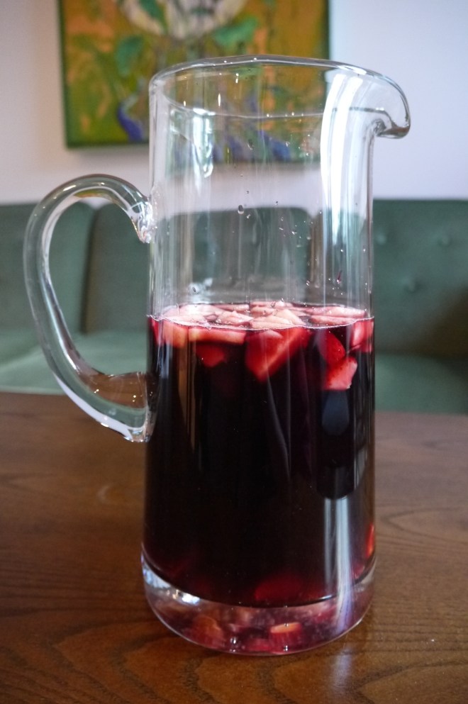 red wine sangria - trust in kim