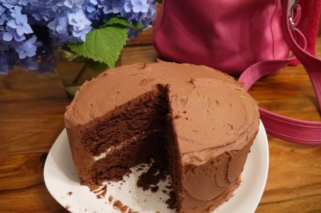 chocolate birthday cake - trust in kim