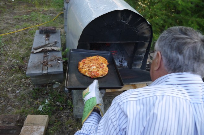 baking in a brick oven - trust in kim