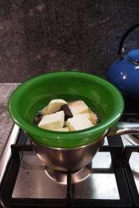 making a double boiler - trust in kim