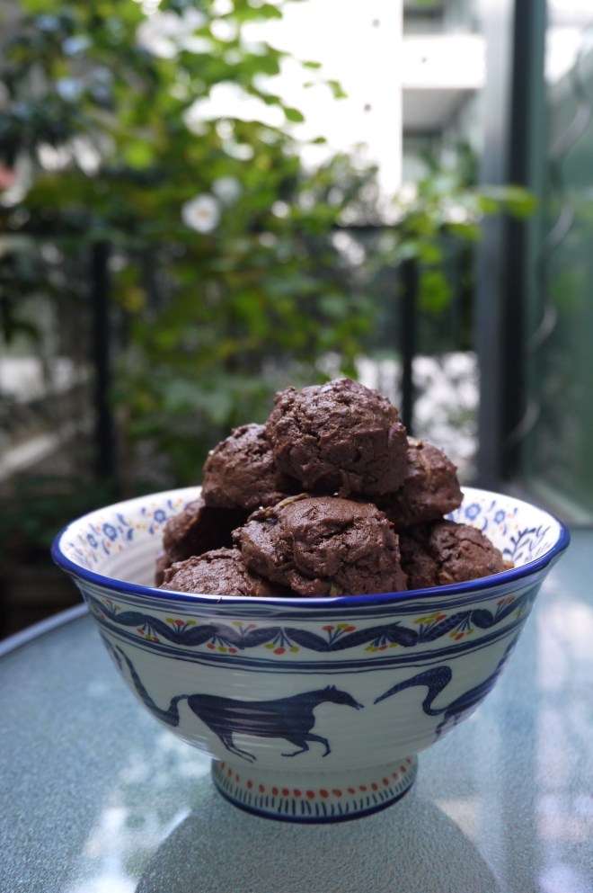triple chocolate zucchini cookies - trustinkim