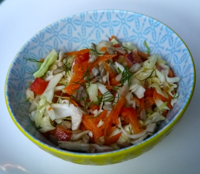 seedy cabbage slaw - trustinkim