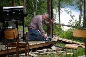 DAD at the cabin - trustinkim