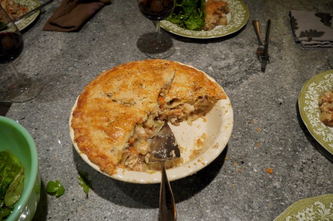chicken and vegetable pie - trustinkim