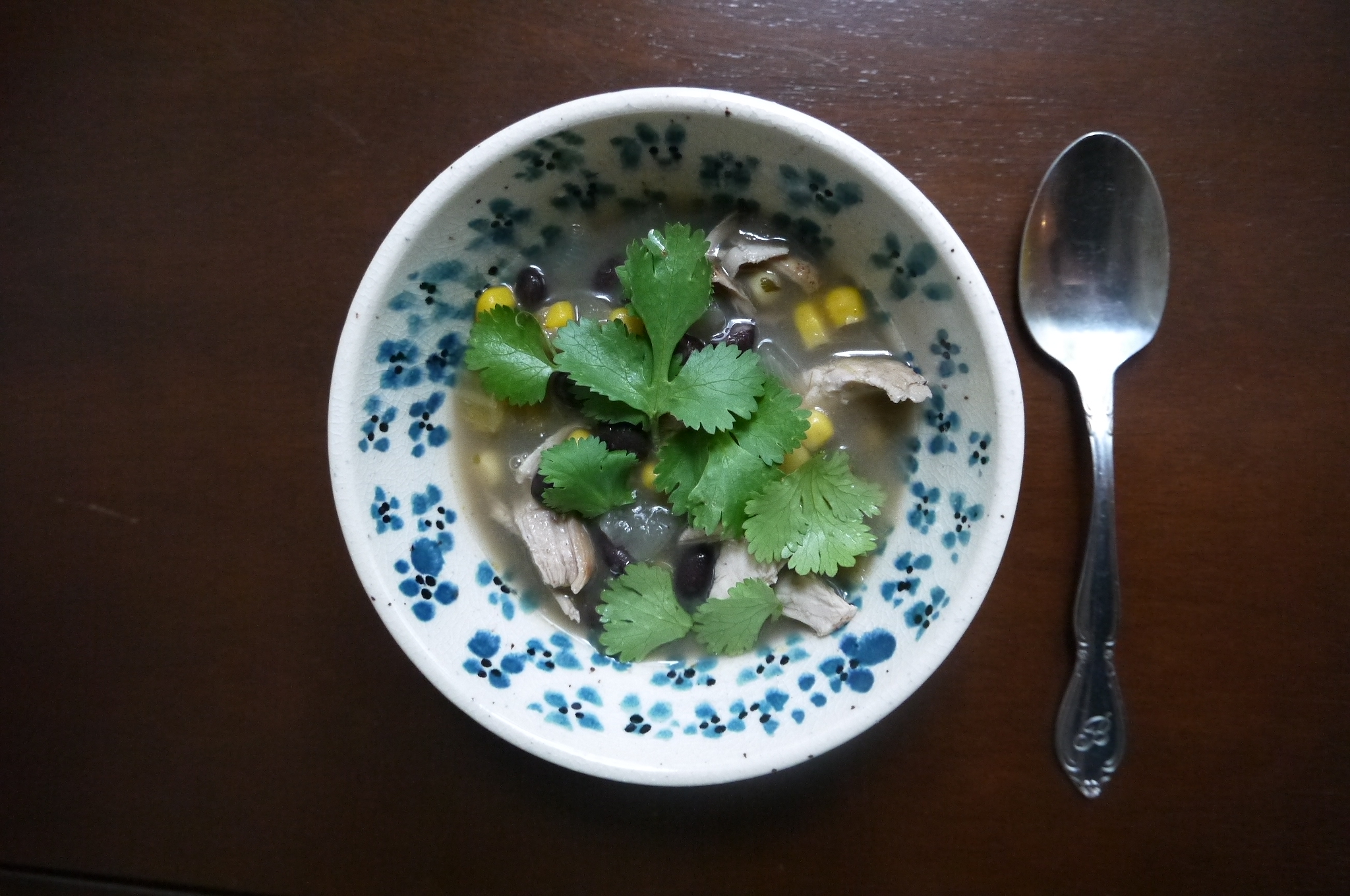 black bean and chicken chowder - trustinkim